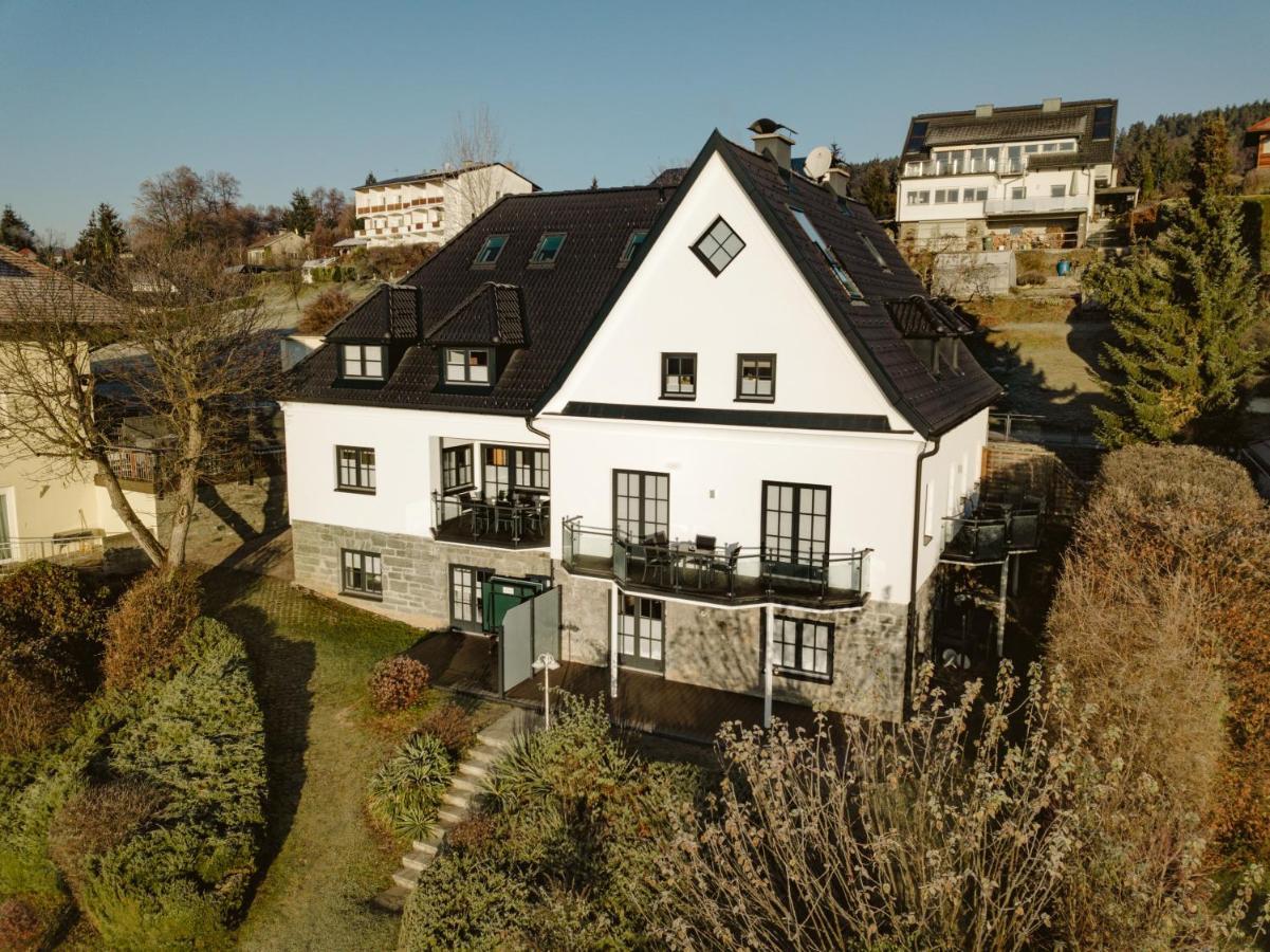 Haus Aussicht - Ferienwohnungen Velden Velden am Woerthersee Ngoại thất bức ảnh